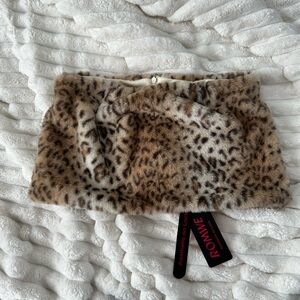 ROMWE Leopard Print Mini Skirt